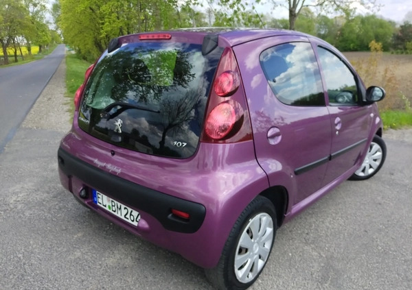 Peugeot 107 cena 15900 przebieg: 170000, rok produkcji 2014 z Brodnica małe 106